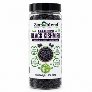 Zeroblend Premium Black Kishmish 250g | Organic Raisins